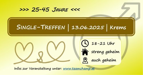 Krems | 25-45 Jahre (männl.) | 13.6.2025